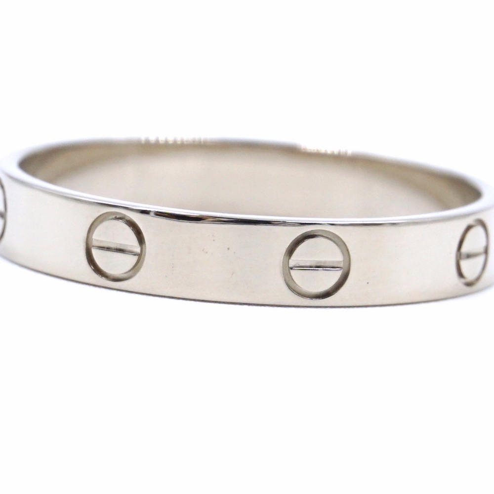 White Gold 18k 750 Size 3.5mm Wide Size 62 10.25 - Picture 6 of 8